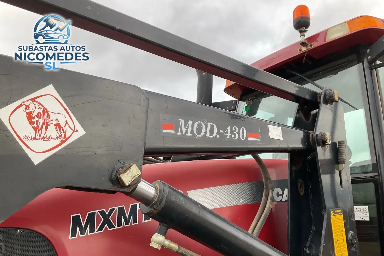 Case IH MXM140 4WD, foto 10 de 11
